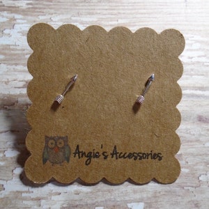 Tiny arrow .925 sterling silver stud earrings