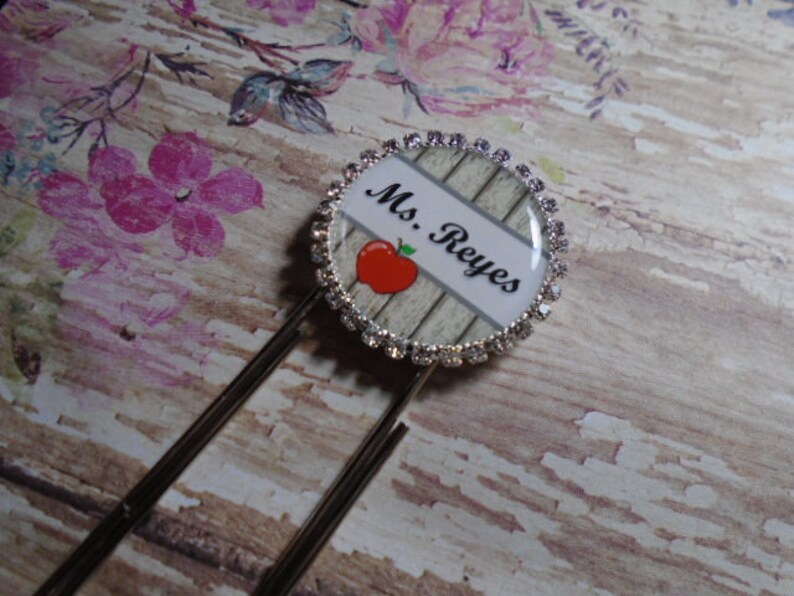 Personalized Bookmark Large Paper Clip Gift for Teacher Etsy