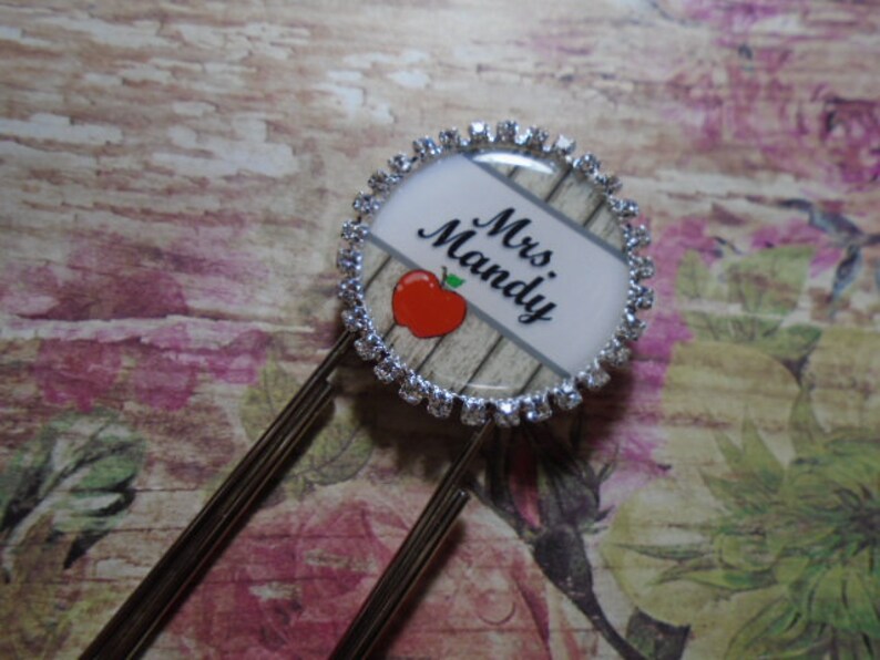Personalized Bookmark Large Paper Clip Gift for Teacher Etsy