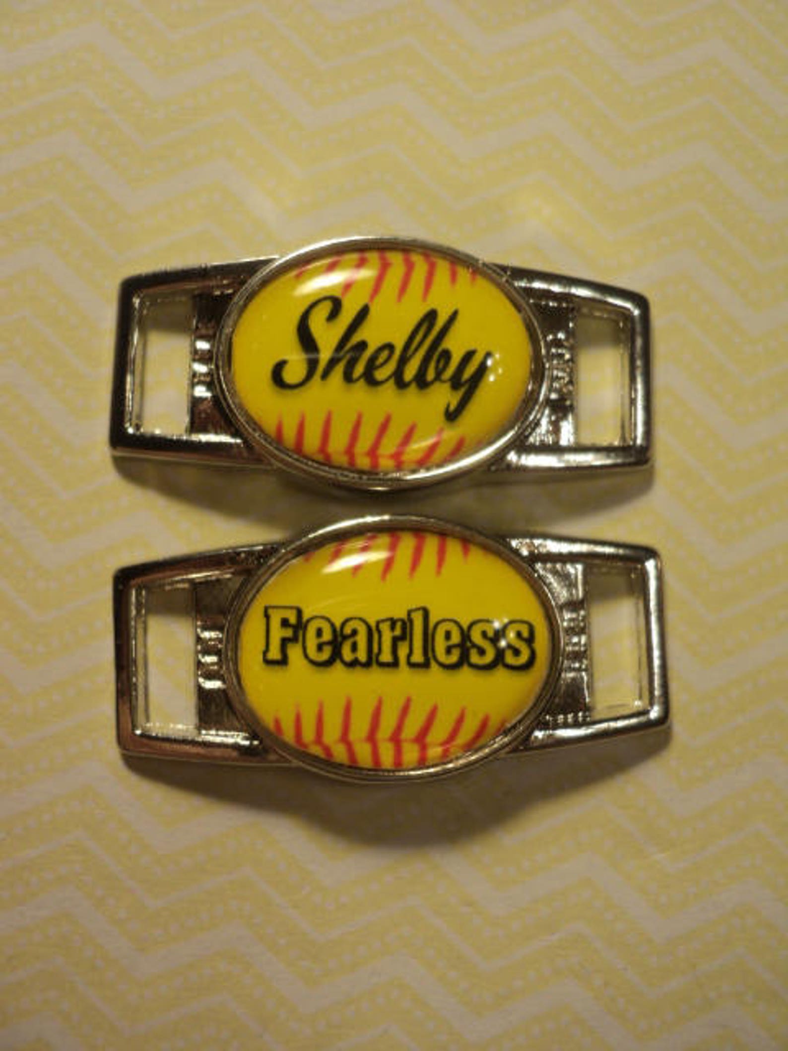 Personalized Shoe Lace Charms Solid Background for Boy or Girl Etsy