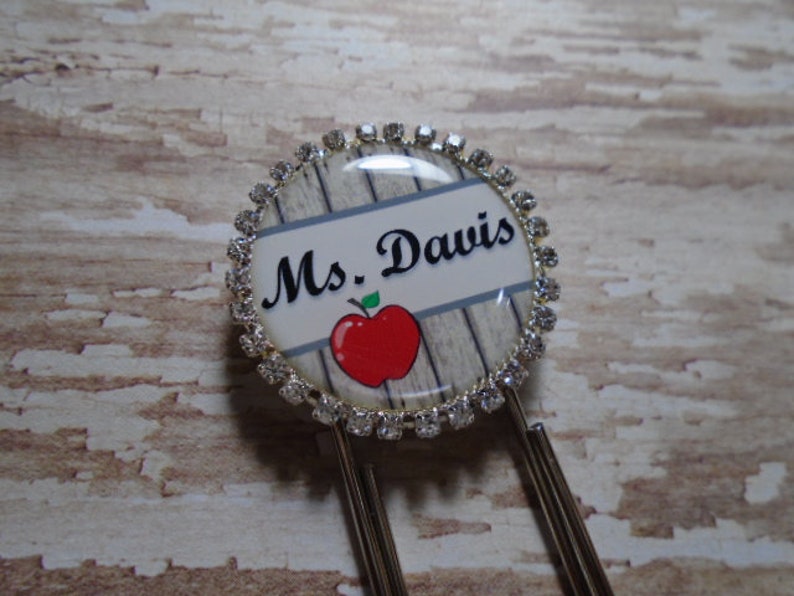 Personalized Bookmark Large Paper Clip Gift for Teacher Etsy