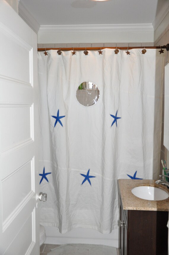 Items Similar To Recycled Sailcloth Shower Curtain On Etsy