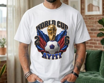 2026 Haiti World Cup Soccer T-Shirt | Haitian Football Tee | Gift for sports lovers