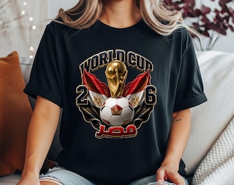 2026 Egypt World Cup Soccer T-Shirt | Vintage Football Tee | Great gift for sports lovers