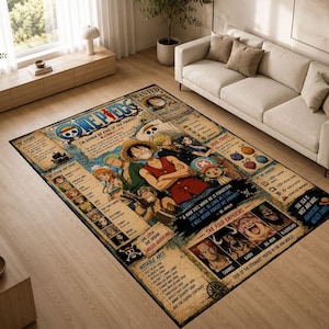 One piece anime rug - Etsy 日本