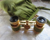 Vintage French Bag with Matching Opera Glasses