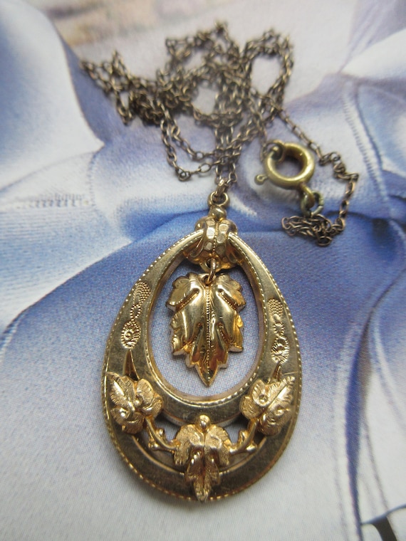 Antique Victorian Gold Fill Necklace