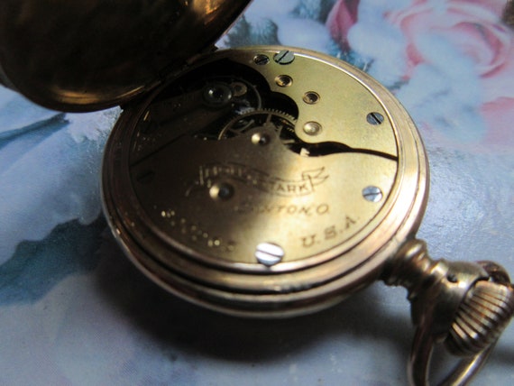Antique Pocket Watch Necklace Ladies Watch Chain - image 5