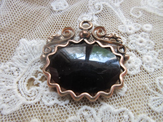 Antique Victorian Intaglio Watch Fob Scrolling Go… - image 3