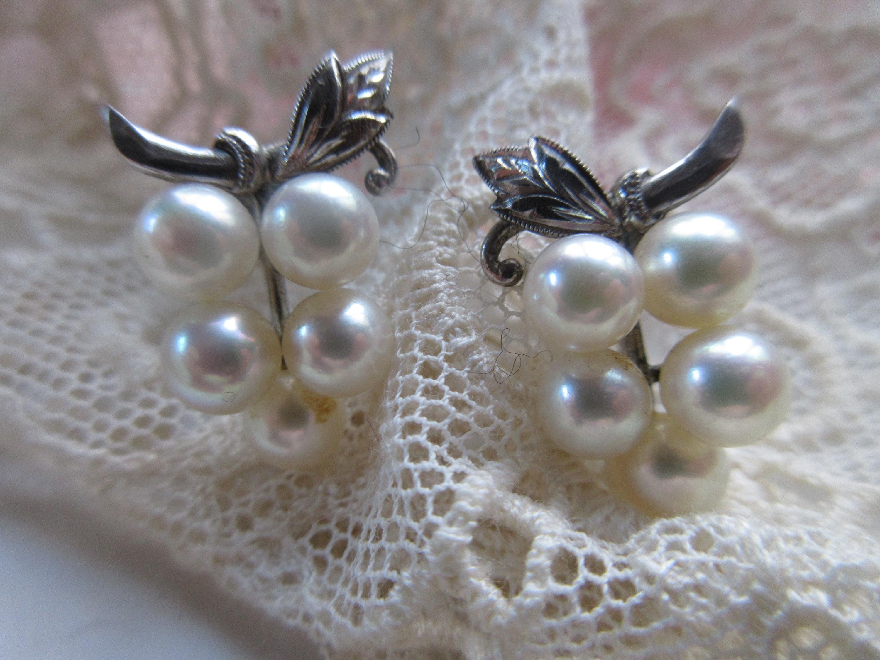 TATIANA☆Grape Pearl Earrings Tatiana Pearl Earrings