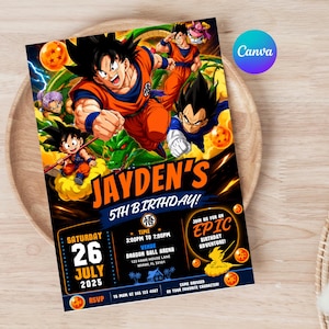 Dragon ball birthday card - Etsy 日本