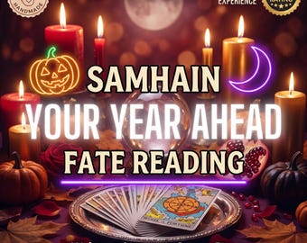 Lecture du destin pour Samhain | Votre année à venir selon le Nouvel An des sorcières | Amour, argent et destin | Réponse écrite détaillée