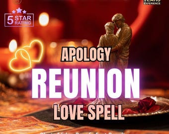 Rituel de retrouvailles amoureuses - Sortilège d'excuses, Sorcière romani, le jour même, preuve photo ou vidéo