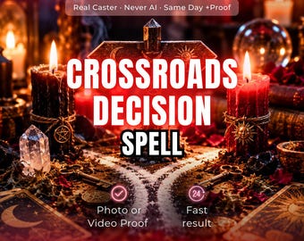 Rituel de Décision à la Croisée des Chemins | Clarté, Direction et Bon Choix | Rituel le Jour Même + Preuve Photo | Véritable Sorcière Rom