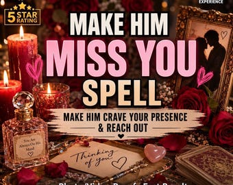 Sortilège d'amour - Faites-lui regretter votre absence - Rituel le jour même, preuve photo ou vidéo, sorcière romani