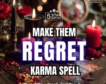 Rituel de regret - Lancement de karma le jour même, véritable sorcière romani, preuve photo ou vidéo
