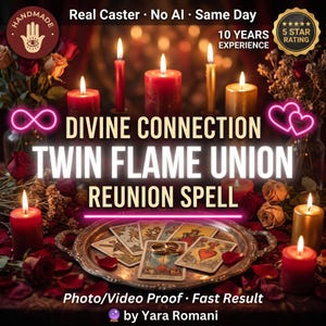 Feitiço de União de Almas Gêmeas | Ritual de Conexão Divina, Reencontro e Harmonia no Relacionamento | Comprovação Fotográfica de Realização no Mesmo Dia