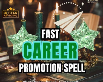 Rituel pour la promotion de carrière - Rituel d'avancement professionnel, incantation le jour même, preuve par photo