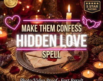 Sortilège d'amour secret - Faites-les avouer, incantation le jour même, preuve photo à l'appui