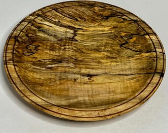 Heavily Spalted Maple Serving Plate