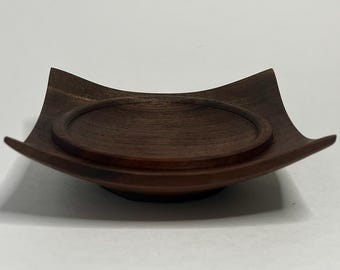 Square Walnut Bowl