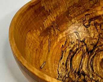 Spalted Maple Serving Bowl
