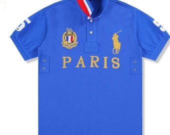 Polo Ralph Lauren Polo Paris T-Shirt || Unisex Big Pony Luxury PRL Chief Keef