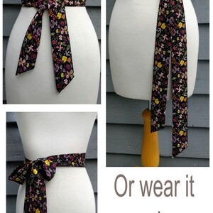 Wild Floral Skinny Scarf