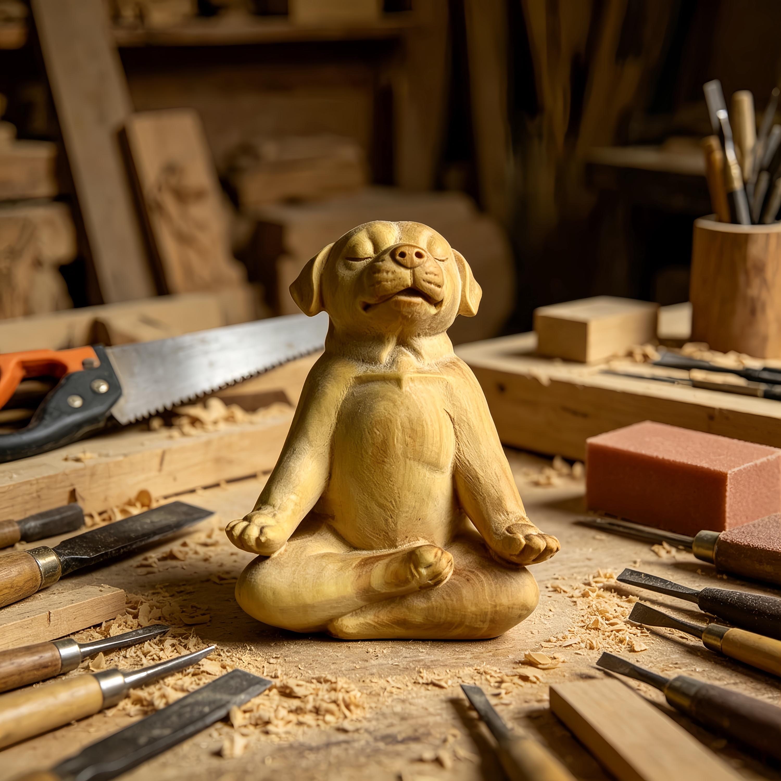 Wooden Yoga Figurine - Etsy Canada