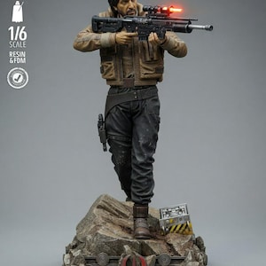 Cassian Andor STL / Eroe Operativo Ribelle / Figura della Resistenza Galattica / Modello Stampabile in 3D ad Alta Dettagli