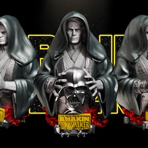 Anakin STL | Galaktisk riddare och krigare | Sci-fi-hjältefigur | Högdetaljig 3D-utskrivbar modell