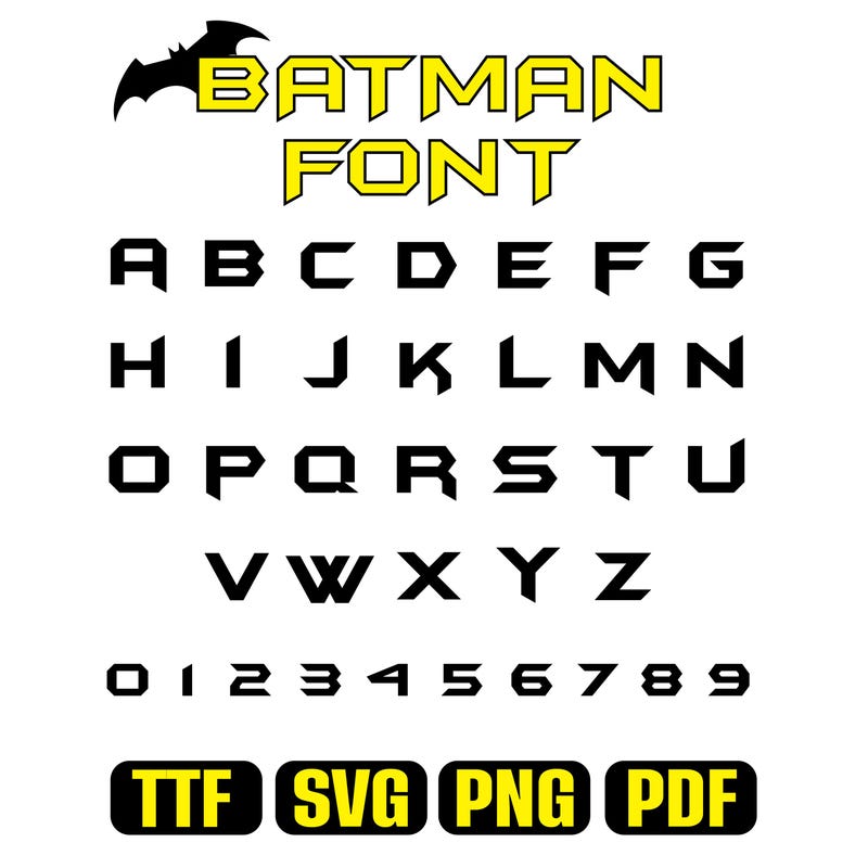 Batman.svg - Etsy