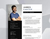Marketing CV Vorlage Word | Englisch | Modern| ATS-friendly Resume Template | Anschreiben + Anleitung