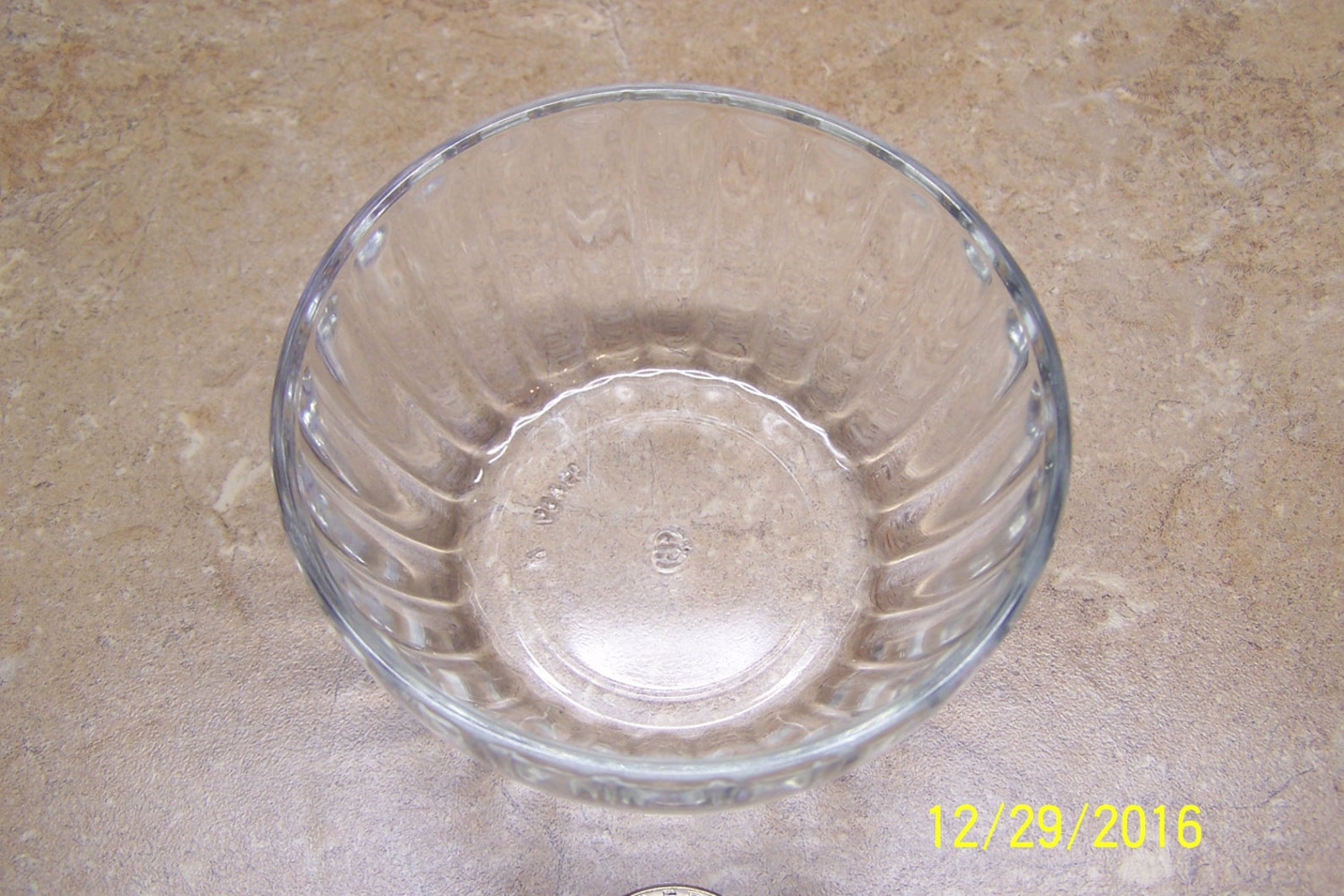Clear Glass Bowl Made in Italy Etsy