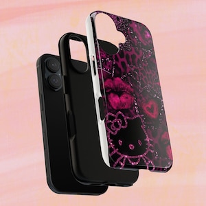 Hello Kitty Kiss Pattern Phone Case | Tough Protective Phone Case image 4