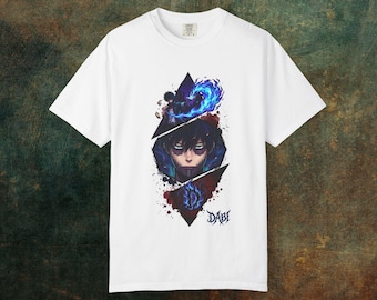 Camiseta unisex con estampado del personaje DABI de MHA