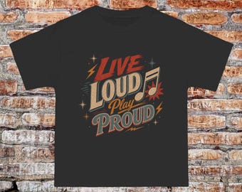 Camiseta unisex extragrande con estampado gráfico retro inspirador de música.