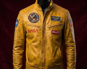 Project Hail Mary Ryland Grace Leather Bomber Jacket | Sci-Fi Book Cosplay Costume