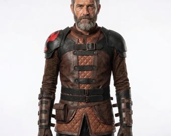Hiccup Cosplay Costume Leather Armor | How to Train Your Dragon Flight Suit | Men's Dragon Rider Leather Jacket