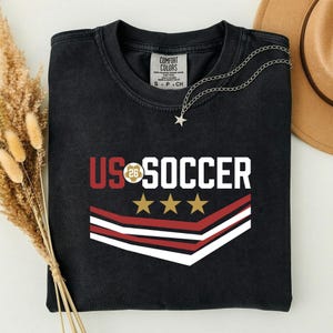 US Soccer 26 Shirt, USA World Cup Graphic Tee, Patriotic Soccer Fan Gift, 2026 Tournament Apparel afbeelding 5