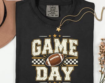 Game Day Football Shirt, Football Game Day Tee, Vintage Football Shirt, Football Mom Shirt, Tailgate Tee, Football Season Shirt