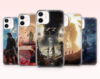 Expedition 33 Phone Case Clair Obscur Video Game Cover for iPhone 17e, 16, 15, 14, 13, 12, Samsung S25, S24, S23, S22, A16, A26, Pixel 10, 9