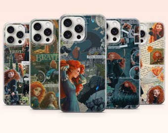 Merida Phone Case Brave Princess Cover for iPhone 17e, 16, 15, 14, 13, 12, Samsung S25, S24, S23, S22, A16, A26, Pixel 10, 9Pro