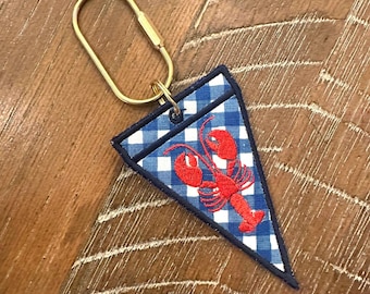 Lobster Pennant Bag Tag