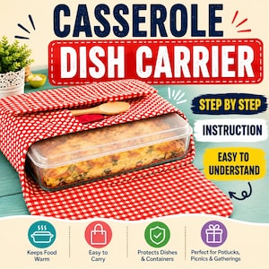 Patron de couture PDF pour porte-casseroles