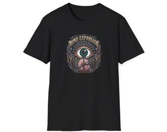 Mind Expansion Eye Graphic T-Shirt | Psychedelic Third Eye Design