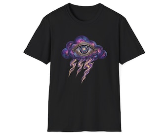 Third Eye Jellyfish T-Shirt | Psychedelic Galaxy Eye Tee