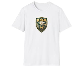 KSA Eagle Soccer Shield T-Shirt | National Team Football Crest