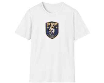 French Football FFF Rooster Crest T-Shirt | Soccer Team Logo Tee