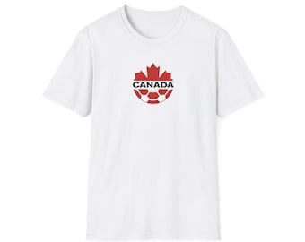Canada Maple Leaf Soccer Ball T-Shirt | Canadian football shirt